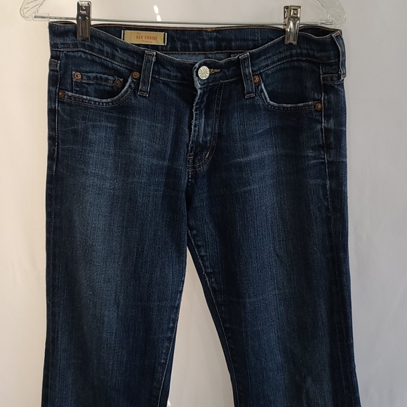NWOT Red Engine flare midrise boho jeans - Picture 2 of 10